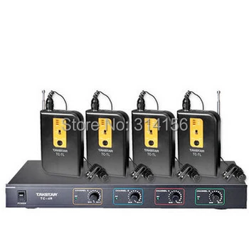 

Takstar TC-4R VHF Wireless Microphone system 4 Body-pack mic for Broadcasting, program hosting, outdoor activities