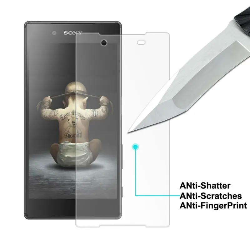 Новинка! Закаленное стекло 9H 2.5D с нанопокрытием пленка для Sony xperia Z2 Z3 X compact XA XA1 L1 Z5
