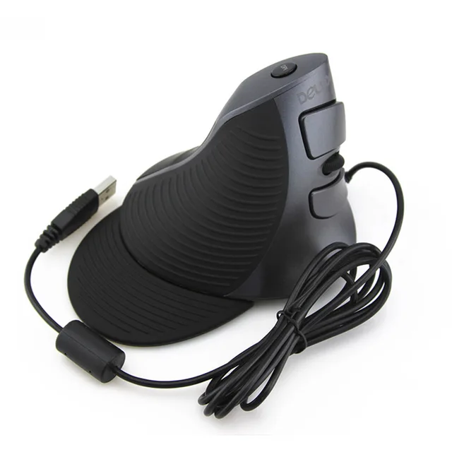 Delux Wired Mouse Keyboard Combos Ergonomic Single Hand T9 Mini Gaming