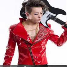 Мужская одежда большего размера,, мужские новые костюмы, сценическое пальто с мехом, куртка/s-xl