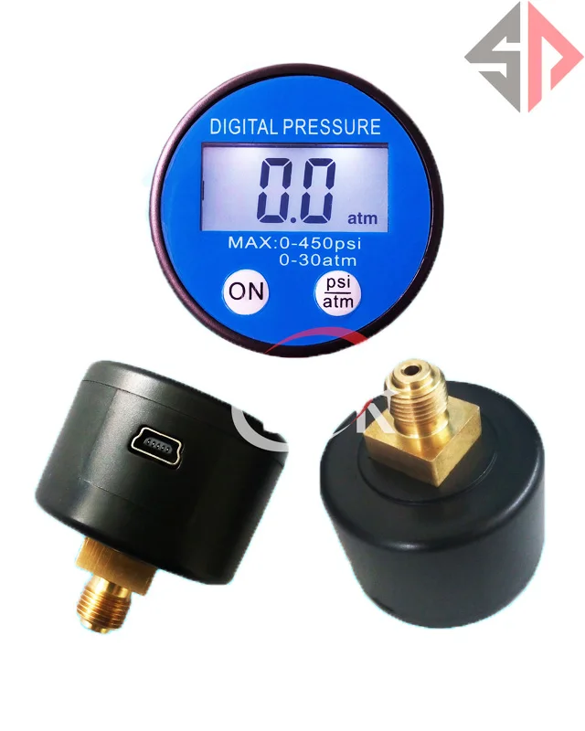 450psi Battery Digital Pressure Gauge Manometer G1/8 thread Manometer