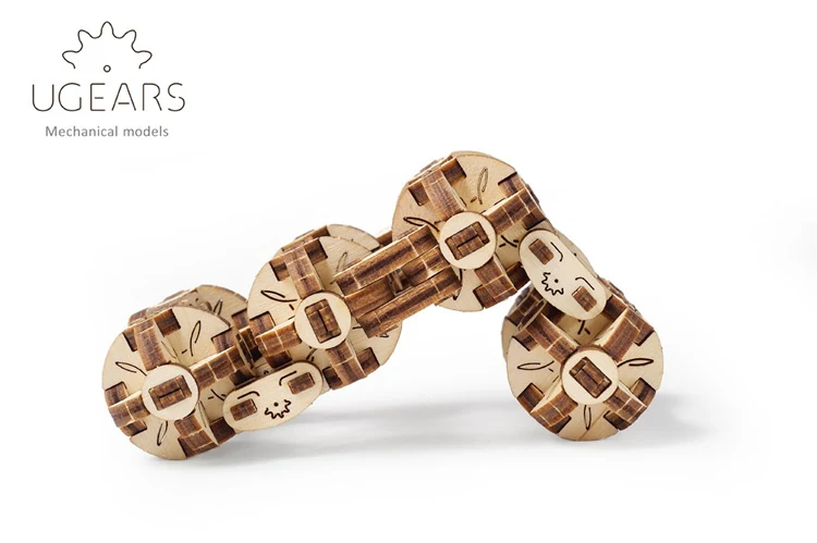 Ugears Fingertip Cube деревянная Механическая Трансмиссия модель начальный уровень взрослые детские игрушки