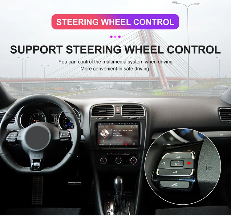 Cheap Isudar Car Multimedia Player 1 Din Android 9 DVD Automotivo For VW/Volkswagen/POLO/PASSAT/Golf/Skoda/Octavia/Seat GPS Radio DVR 25