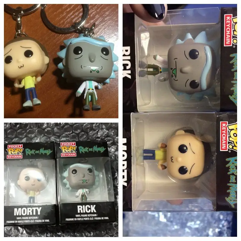 Rick and morty doll keychain 6
