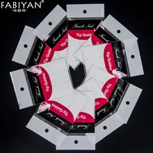 100 шт/упаковка для дизайна ногтей DIY французские 3D направляющие наклейки Стильная Форма для маникюра Гель-лак для УФ-лампы салонный Набор DIY трафарет Pro