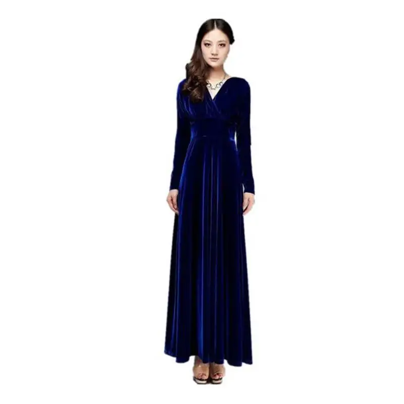 Evening Party Dress Plus Size Winter Dress Woman Casual Long Sleeve