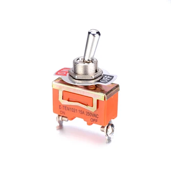 

1/2/10 PCS KN1021 Touch On Off Switch 250V 15A Mini 2 Pins Toggle Switch For Conlling the Circuits of AC or DC