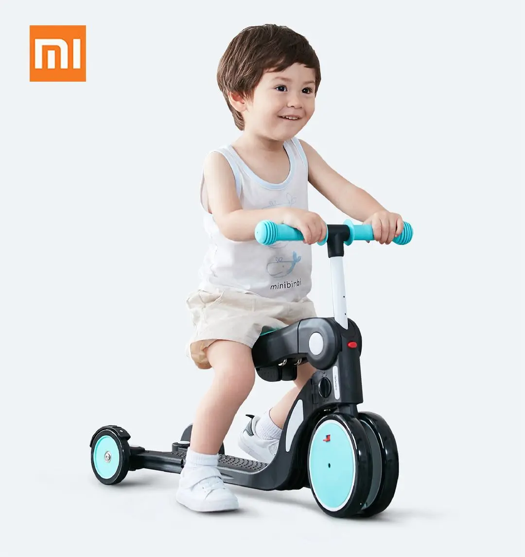 Xiaomi Многофункциональный трехколесный велосипед деформации детский трехколесный велосипед на колесах для равновесия скутер ходунки для де...
