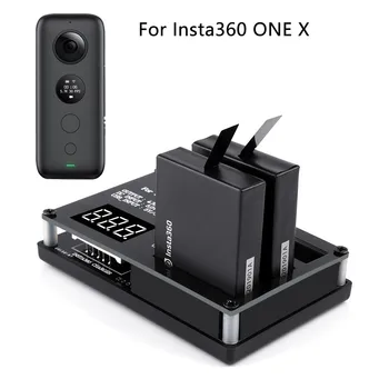 

3 in 1 Micro USB Battery Charger for Insta360 ONE X Panoramic Camera 60mins Fast Charging for Powerbank Battery Rechargable Hot