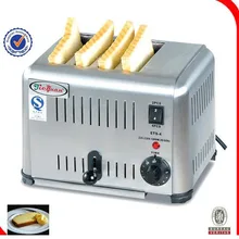 Электрический 4-тостер для ломтиков хлеба/коммерческий из нержавеющей стали небольшой емкости хлеба тостер Электрический Слот тостер