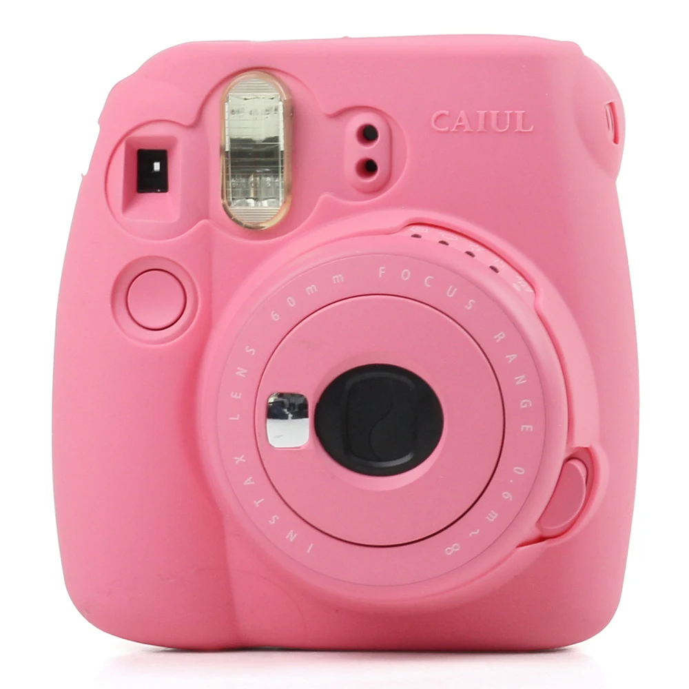 Универсальная прекрасная камера силиконовый чехол для Mini 8 Mini 9 Instax камера сумка чехол флуоресцентный тонкий качественный водонепроницаемый силиконовый чехол