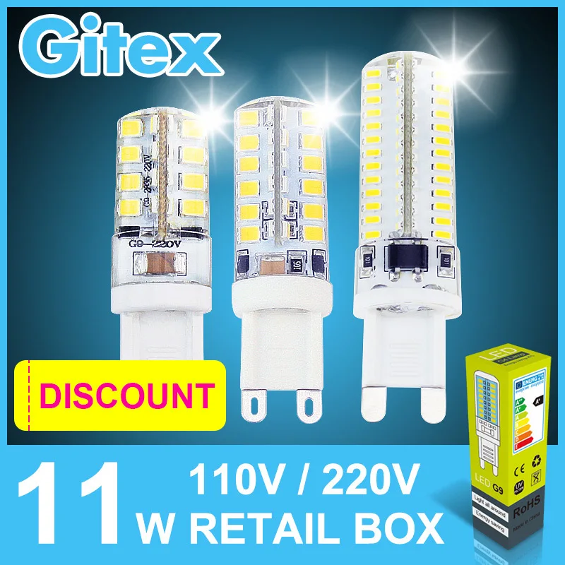 10Pcs G9 Led Bulb 220V 110V 5W 6W 7W 9W 10W 11W LED Lamp G9 SMD2835 LED