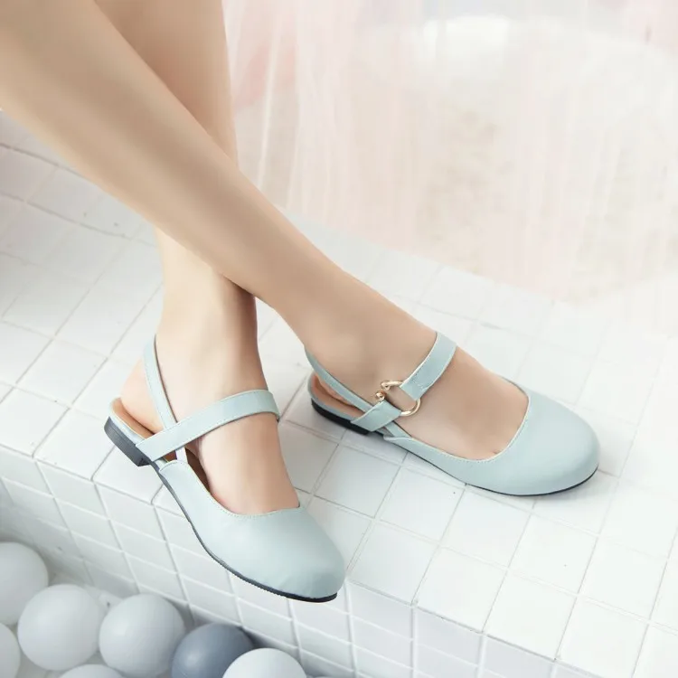 

Big Size 11 12 summer flat sandals ladies women shoes woman Women's sandals with flat bottom, round head and shallow mouth