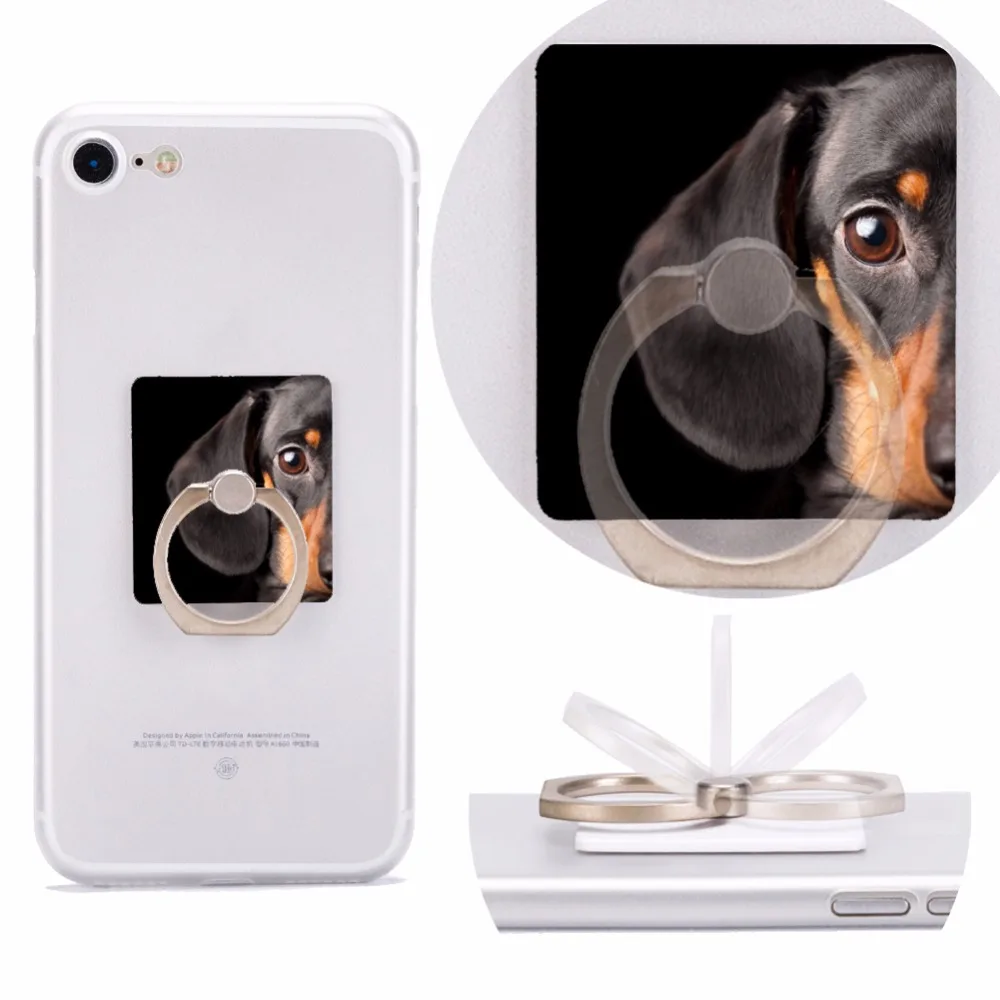 

Dachshund Dog Puppy Cell Mobile Phone Holder Ring Mount Universal Rotate