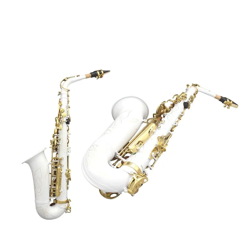 Высококачественные инструменты LADE Saxphone alto WSS896 профессиональные E-flat sax bocchino bianco per