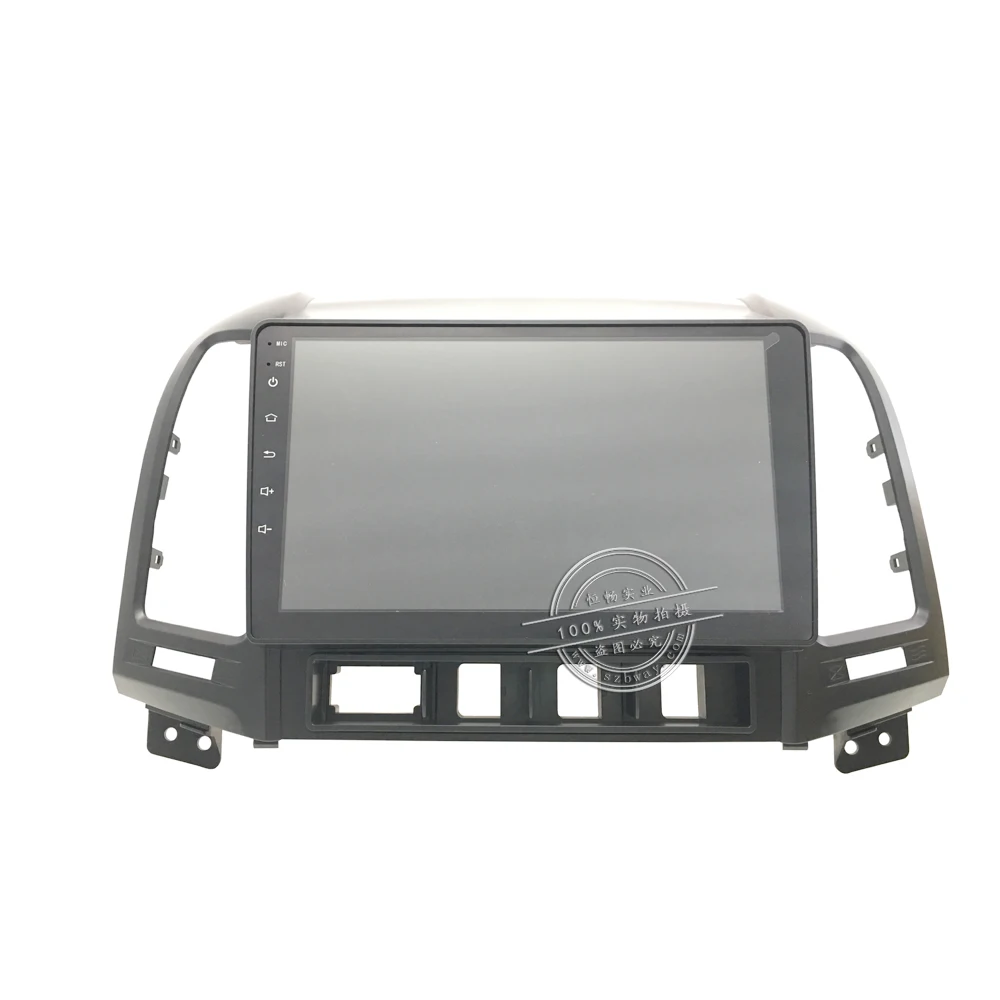 Best HACTIVOL 9" 1024*600 Quadcore android 8.1 car radio for Hyundai Santa Fe 2006 2007 2008 2009 2010 2011 2012 car DVD player 4