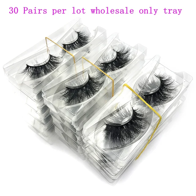 Wholesale 30 pairs no box Mikiwi Eyelashes 3D Mink Lashes ...