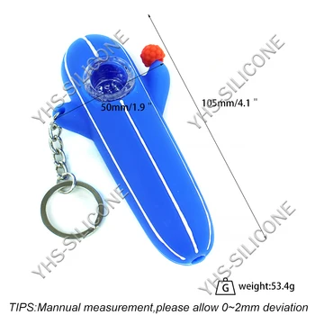 

25 pcs Silicone Cactus Smoking pipe With Glass Bowl Tobacco Pipe for Travel Spoon Cigarette Pipes