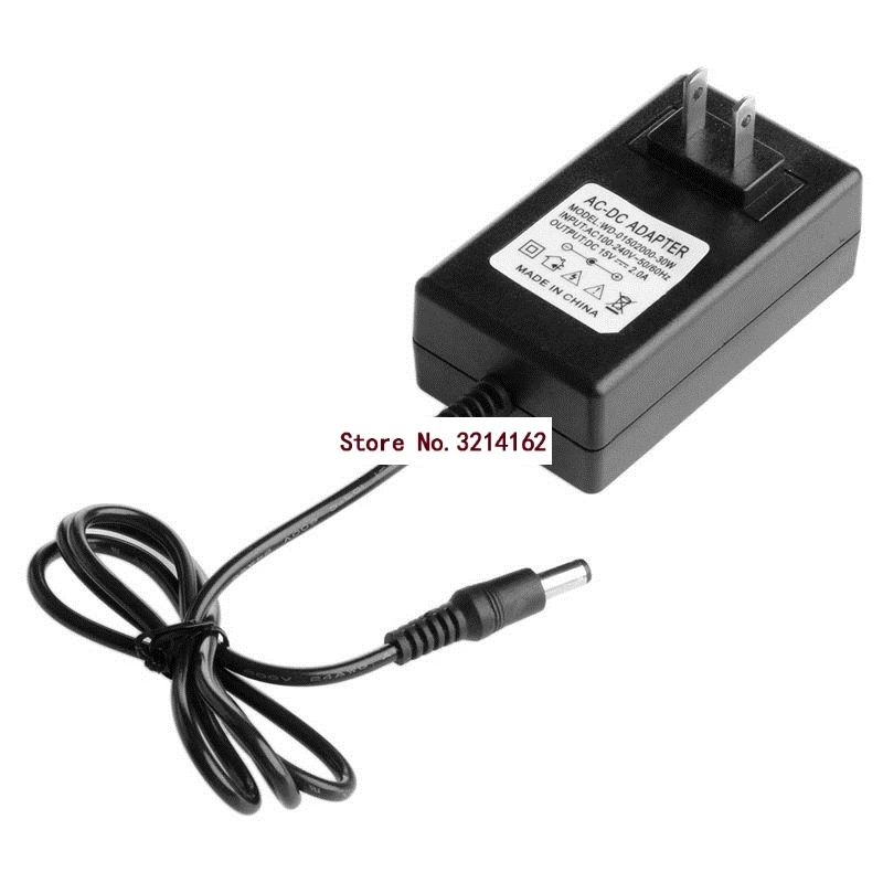 

New 15V 2A Regulation Power Adapter US Plug/EU Plug Supply Switching Power Monitoring AC-DC 07NOV