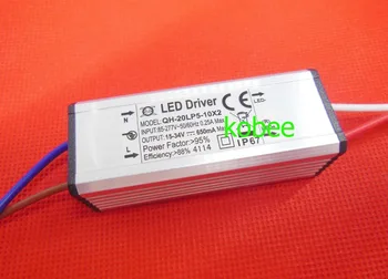 

AC85V-265V to DC15V-34V 650mA High Power LED Power Supply Driver 20W
