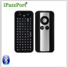 iPazzport Mini Wireless bluetooth 10 Keyboard Remote Control Air Mouse multi-language For PC tablet android Smart TV Set Top Box