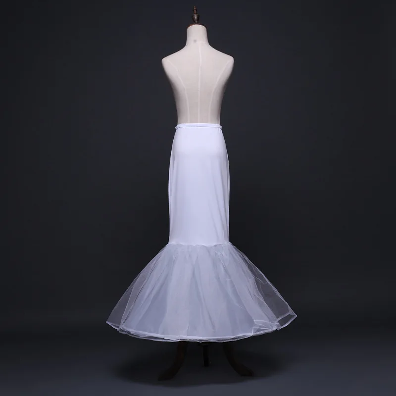 Дешевые Белый Русалка Юбка для вечернее платье выпускного вечера Underskirt Фиштейл