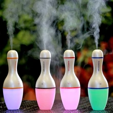 2017 New Arrival Bowling Humidifier Household /office /Car Diffuser 4 Colors USB Mist Maker Colorful Light