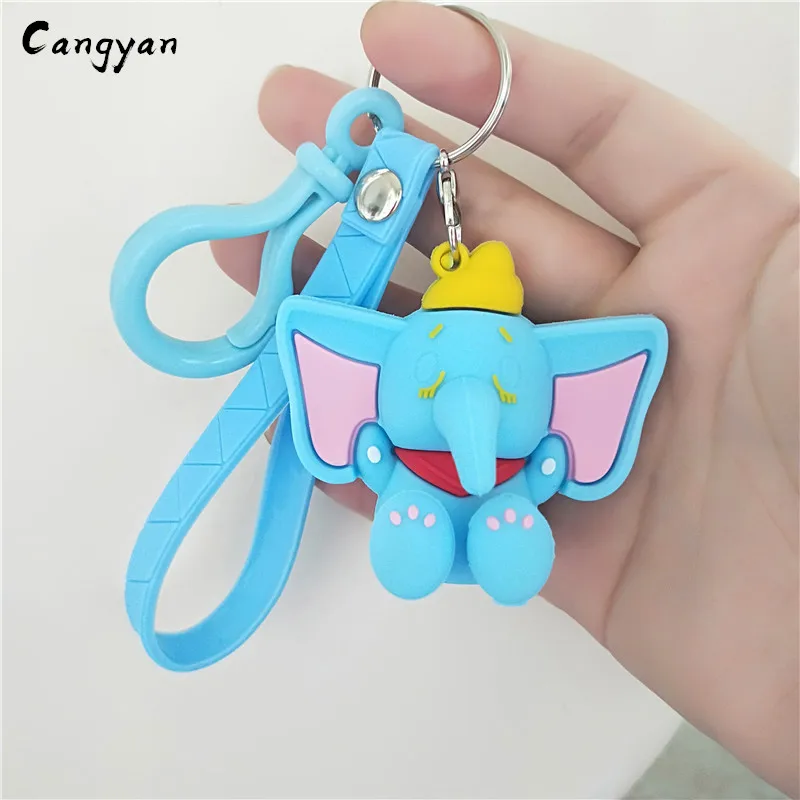 Cartoon dolls, small flying elephants, soft plastic bags, hanging car key chains, cute protective sleeves, hanging cute elephant