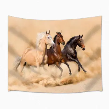 

Gallopping Horses Tapestry Wall Hanging for Bedroom Living Room Dorm
