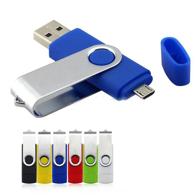 USB2.0 спиннинг OTG флешки 64 GB 32 GB 16 GB USB flash drive 128 GB 8 GB флэш-накопитель и диск usb Flash memory stick для телефона android