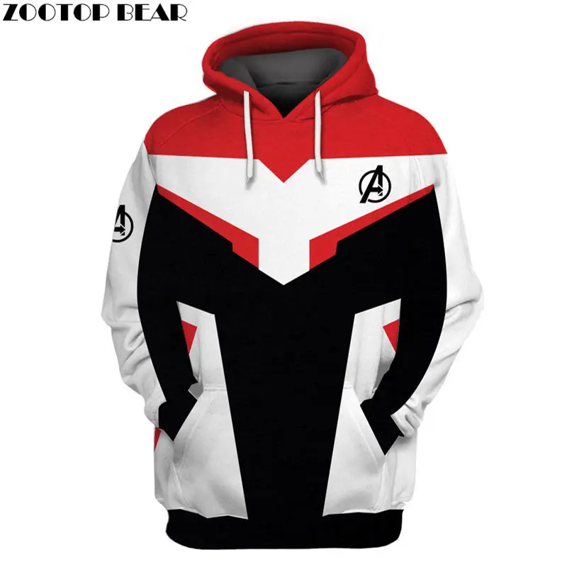 

2019 Avengers endgame Men Hoodies 3D Print Pullover Tops The Avengers 4 Streetwear marvel Boy Fitness Casual Fashion Harajuku EU
