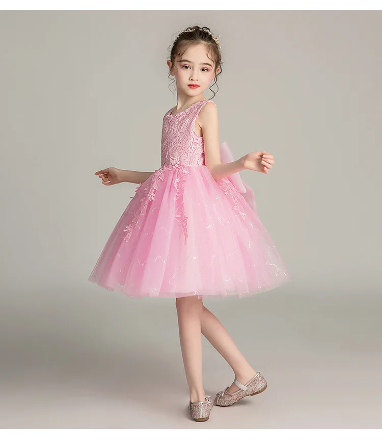 girls fluffy mesh dresses_06