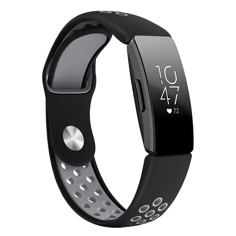 

Two-tone Silicone Watch Band Wrist Strap For Fitbit Inspire/Inspire Hr Replacement Belt Bracelet Watch Accessories