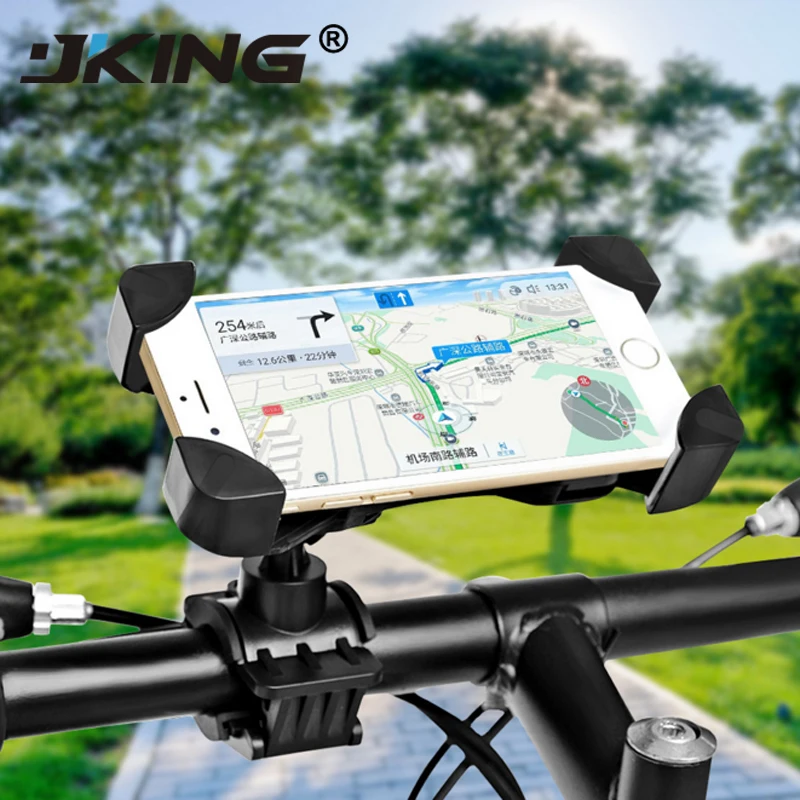 JKING велосипед Мотоцикл держатель телефона 360 Поворотный руль велосипедный
