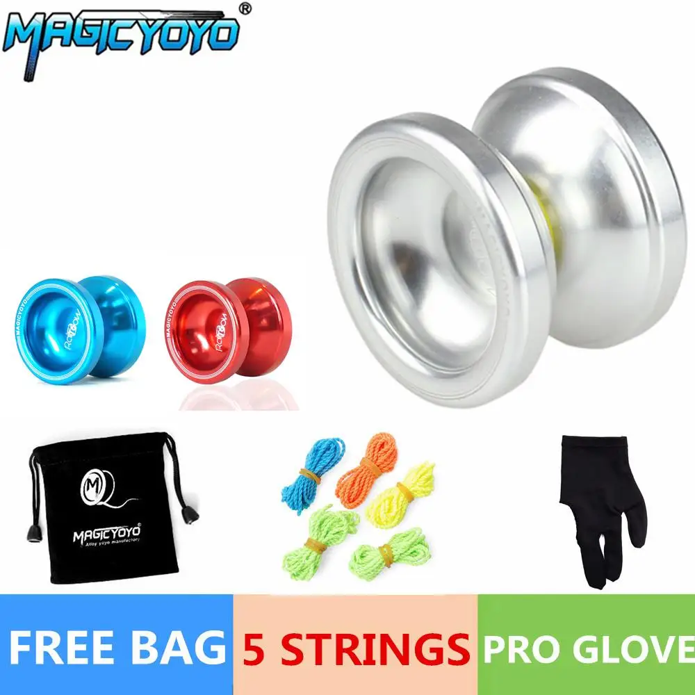 MagicYoYo 3 Colors T6 Rainbow 1A 3A 5A Professional Bearing Yo-Yo Ball String Trick Kid Learning Education Outdoor Toys | Игрушки и