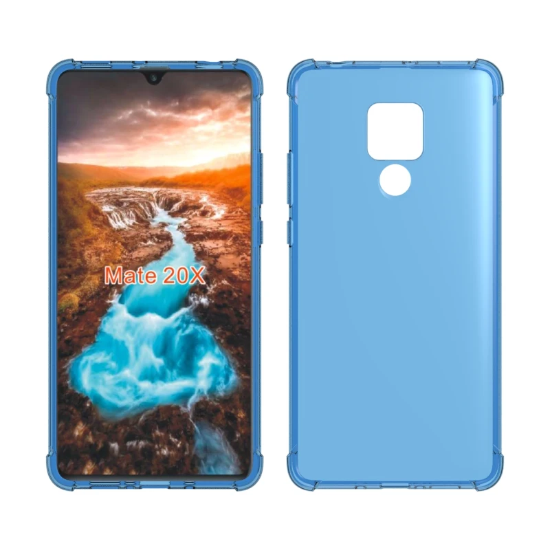 Брендовый gligle alpha A текстура мягкий ТПУ кожаный чехол для Huawei Mate 20X оболочка
