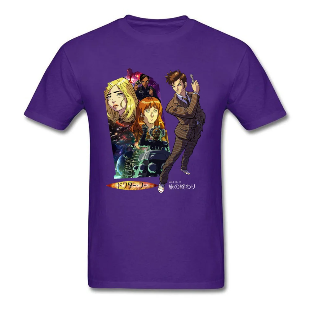 Men Tees doctor tabi no owari 10204 New Arrival Custom T-shirts Cotton Short Sleeve Classic Sweatshirts Crew Neck doctor tabi no owari 10204 purple