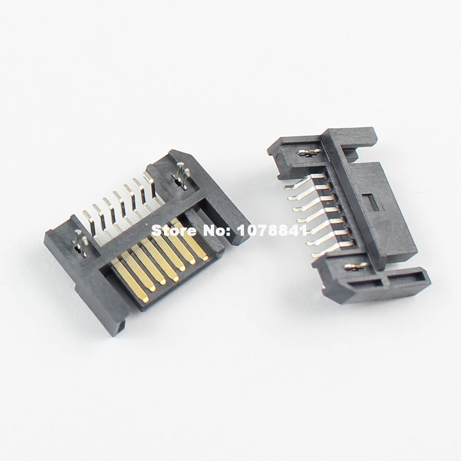 5 шт. в партии Sata 7 Pin SMT SMD Штекерный адаптер для жесткого диска HDD|connector male|connector