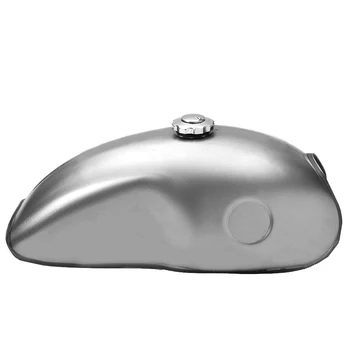 

Universal Steel Motorcycle 2.6 Gal Gas Tank Fuel Tank For Suzuki Honda Yamaha Cafe Racer Bobber Chopper CB XS SR XV MOJAVE 750