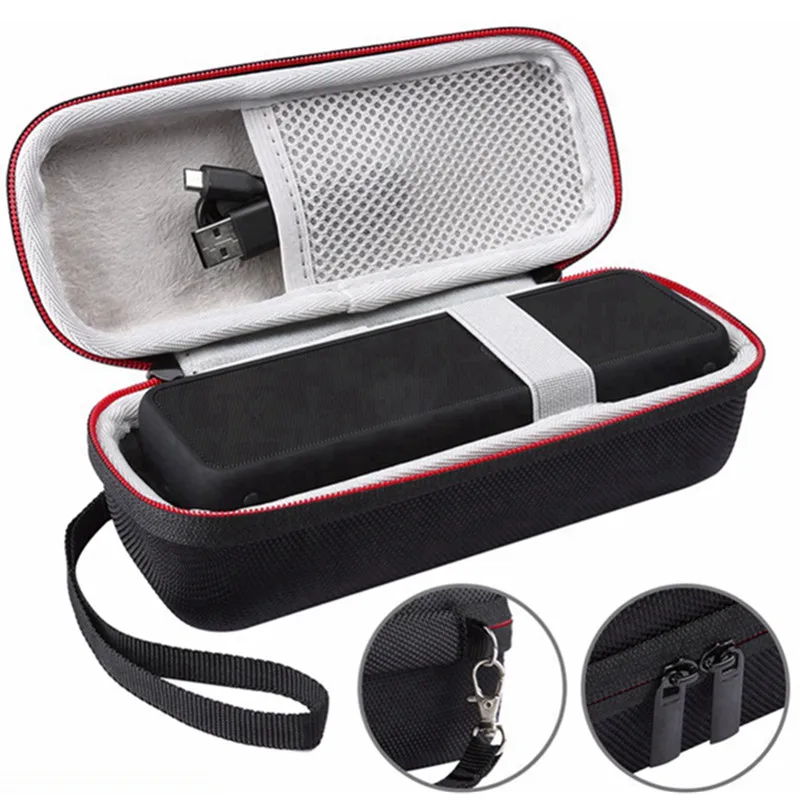 Mini Portable Carrying Storage Box Bag EVA Speaker Protective Case Cover Pouch for ANKER SoundCore 2 Bluetooth Soundbar Speakers