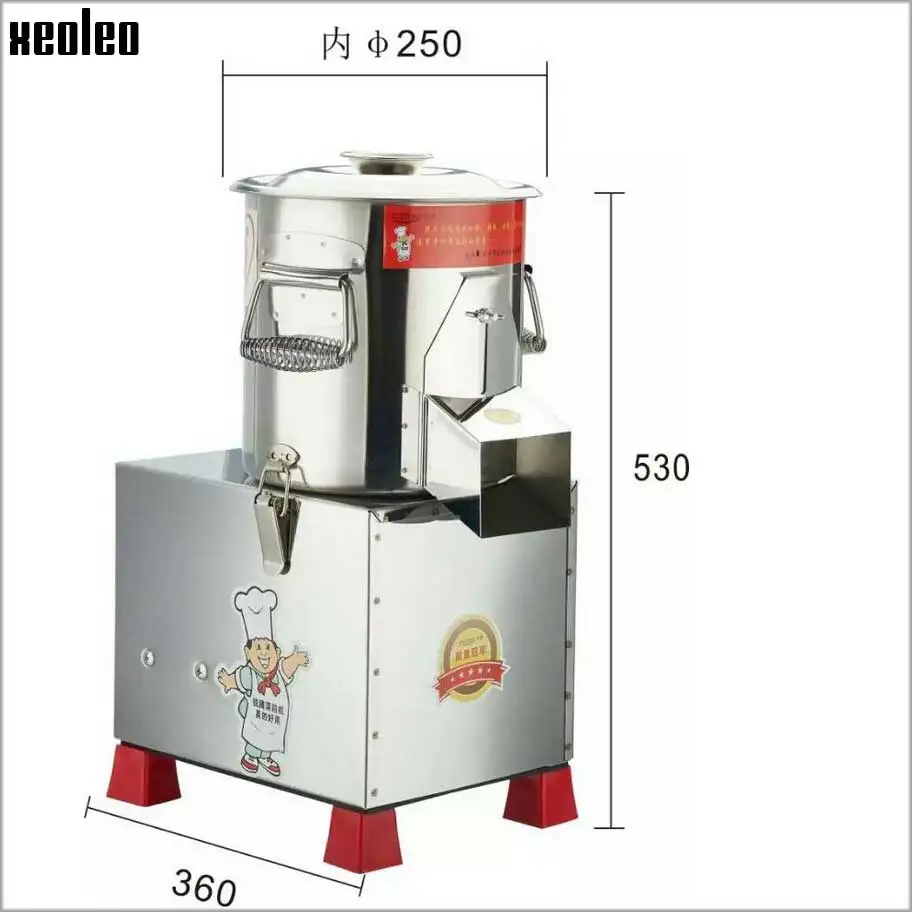 Xeoleo 100kg/h Vegetable Chopped machine Shredding Machine Stainless
