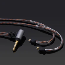 0,78 мм 2-контактный разъем CIEM для замены сбалансированного серебряного кабеля OCC-Универсальный-3,5 мм/2,5 мм/4,4 мм