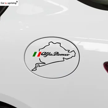 

10pcs Excellent new car fuel tank cap whole body sticker for alfa romeo 159 147 156 giulietta 147 159 mito accessories styling