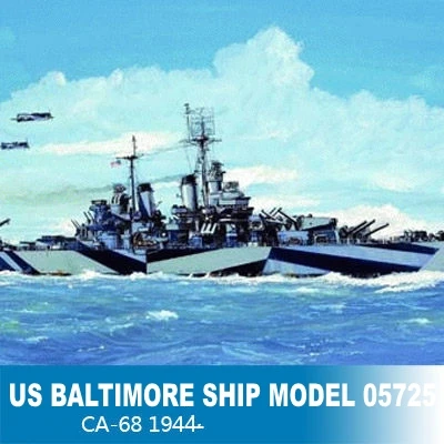 

1:700 Scale Ship Model US BALTIMORE Ship Assembly Model kits 05725 Famous Boat Model Builing Kits 05725