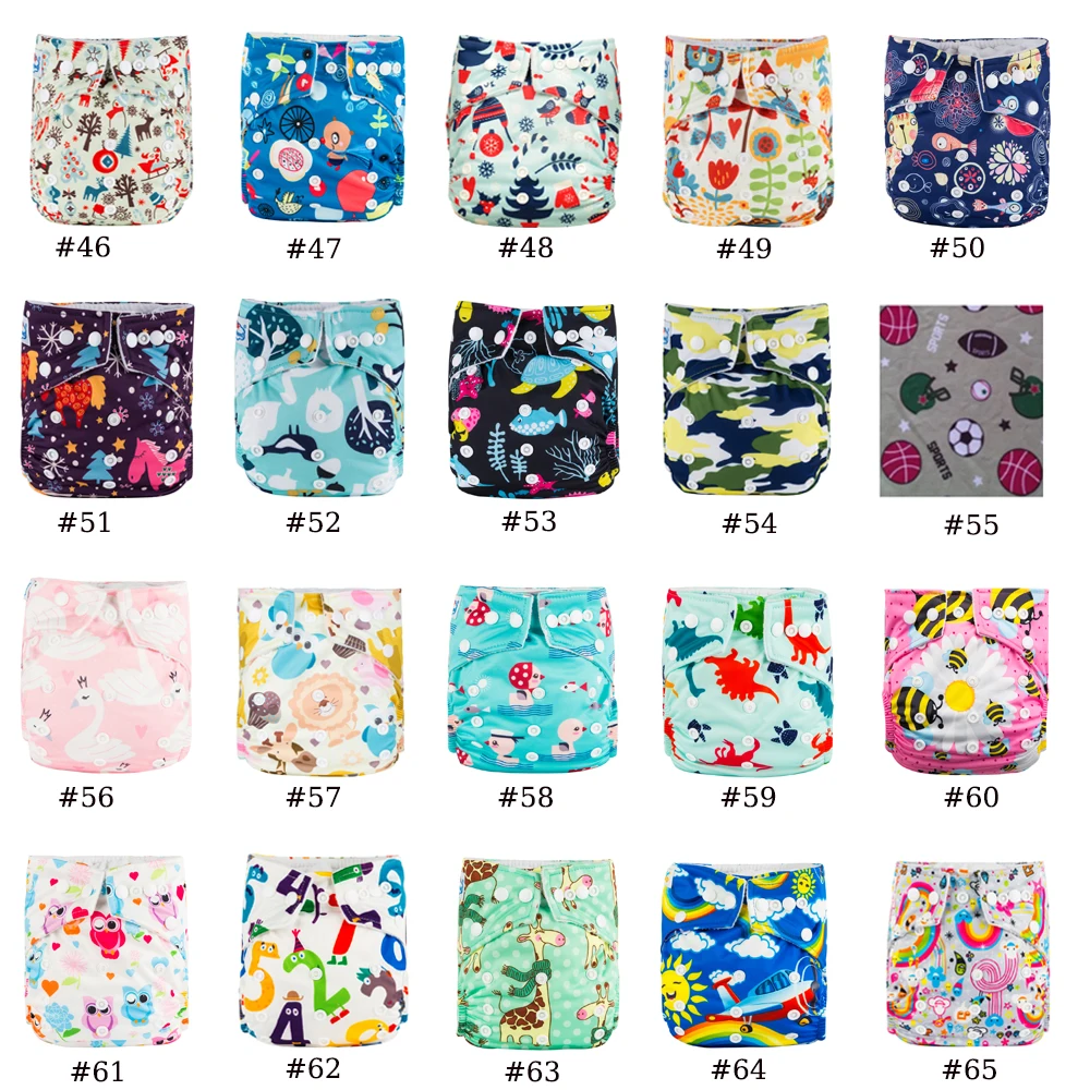 

BABYLAND Baby Diaper Nappy 50pcs Waterproof Diaper Cover Reusable Washable Pocket Nappy Manufacturer 3kg-15kg Kids Diaper Pants