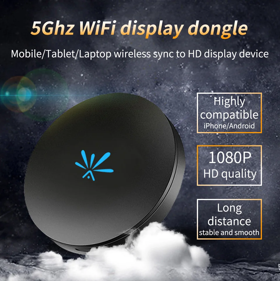 Mirascreen G6 ТВ Stick 2,4/5G Wi-Fi Дисплей Dongle 1080 P HD Поддержка HDMI Miracast Airplay Android ТВ Stick E68 E8
