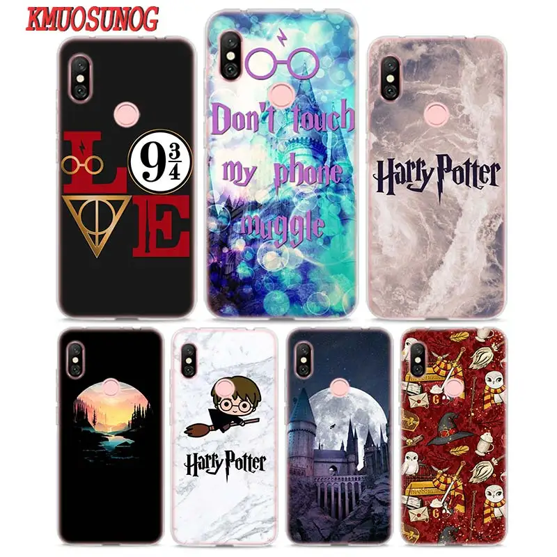 

Silicone Soft Phone Case Harry Potter fashion Printing for Xiaomi Redmi S2 Note 4 4X 5 5A 6 6A 7 Pro Plus Case Cover