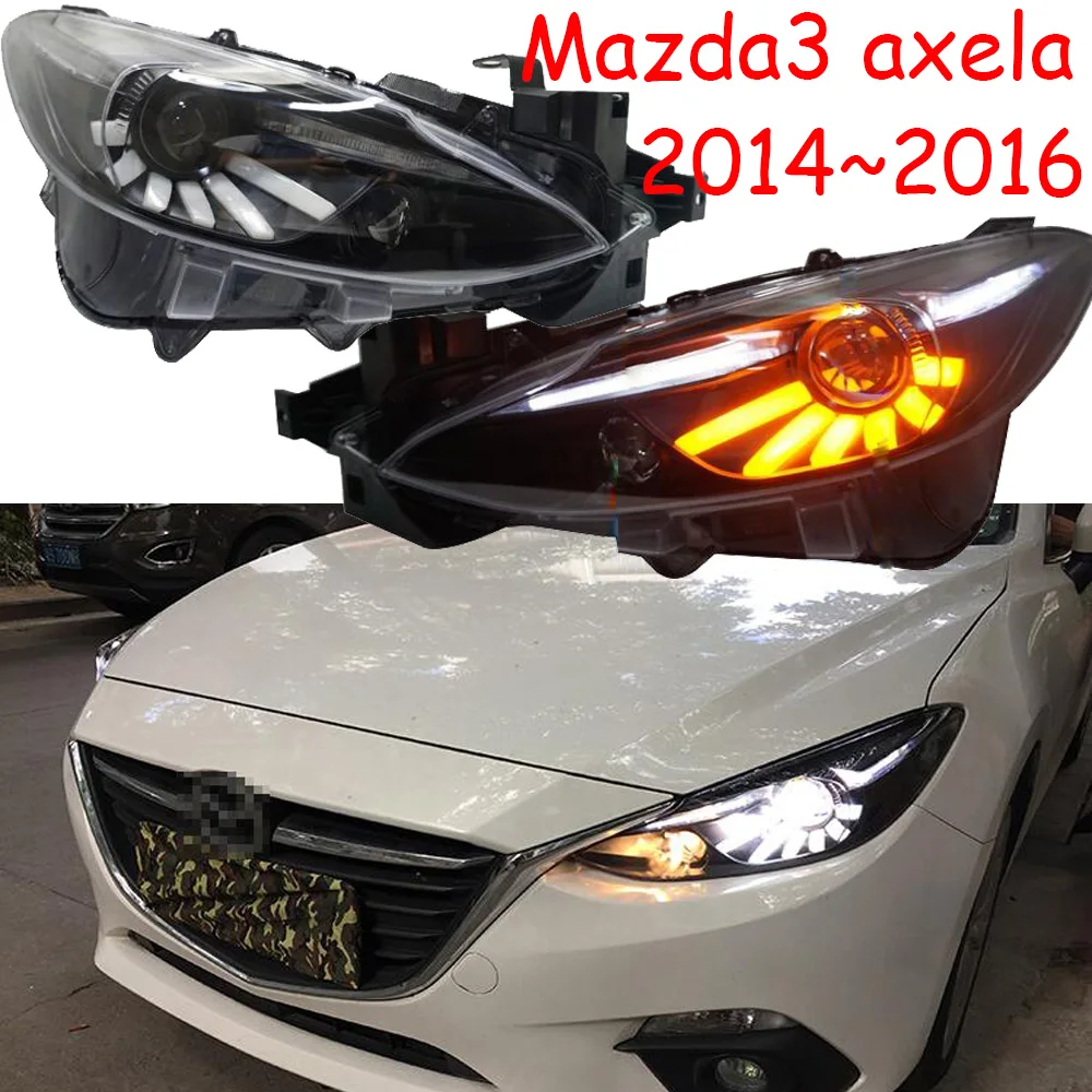 Стайлинга автомобилей налобный фонарь для Mazda 3 фар 2014 2015 2016 год Mazda3 axela фары