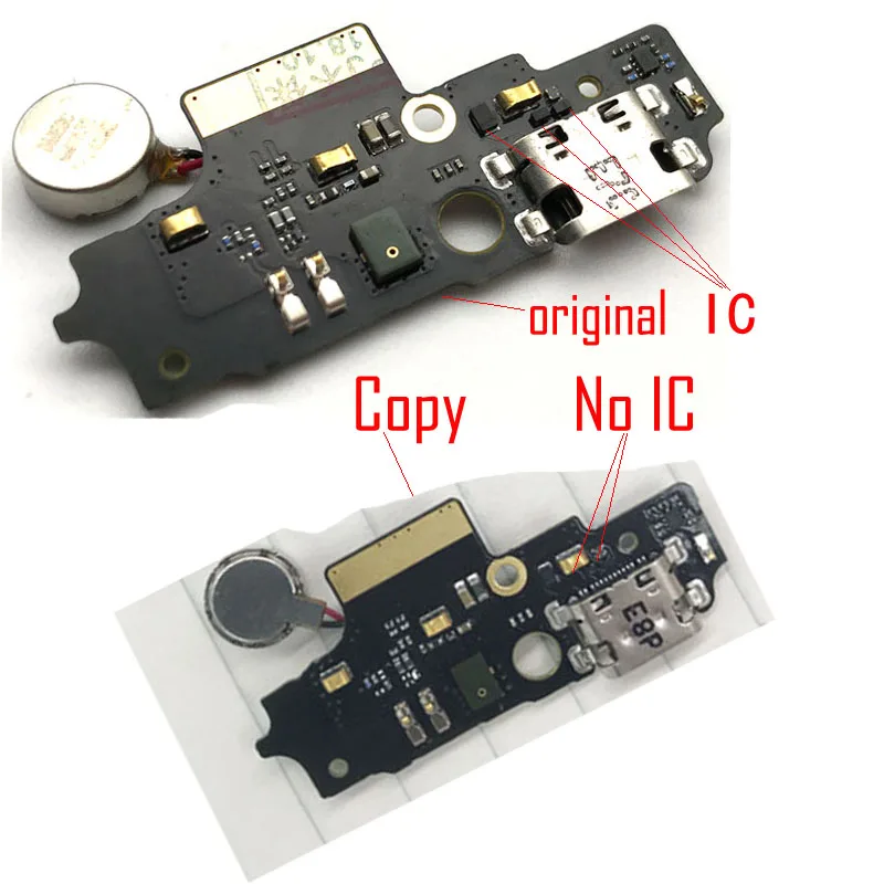Оригинальная плата IC B2017 для ZTE Axon 7 mini Axon7 B2017G Axonmini док станция USB детали гибкого