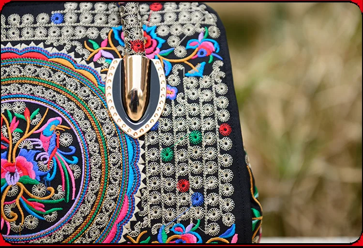 Sac à main tissu ethnique